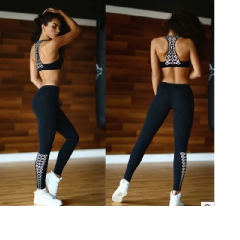 

2019 Yoga Pants Women Compression Leggins Exercise Gym Tights Fitness Running Leggings Slim Gym Pants Hip Push Up Trousers