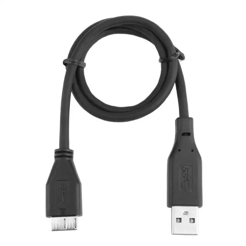 Горячее предложение Высокое Скорость 0,5 м USB 3,0 Тип кабеля «Папа-папа» USB 3,0 Micro B Мужской Кабельный адаптер-переходник для внешний жесткий диск для жесткого диска