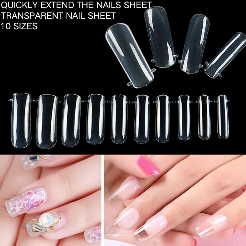 

Yinikiz Extend Nail Forms Model Nails Extensions Sticky Poly Gel Fast Uv Builder Gel Polish Nails Tool