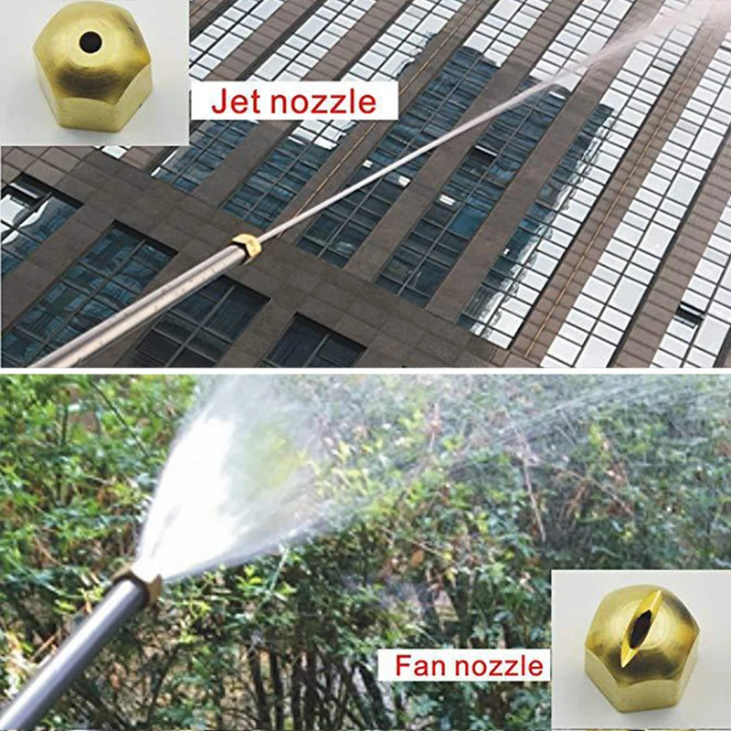 

Hydro Jet Pressure Power Washer Car Window Washing Garden Sprayer Cleaning Tool