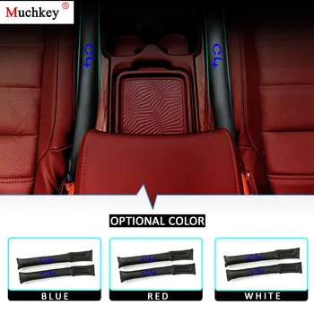 

2pcs Car Seat Cushion Crevice Gap Stopper Car Seat Gap Pad For Citroen C4 PU leather Fillers Holster Spacer Filler Padding
