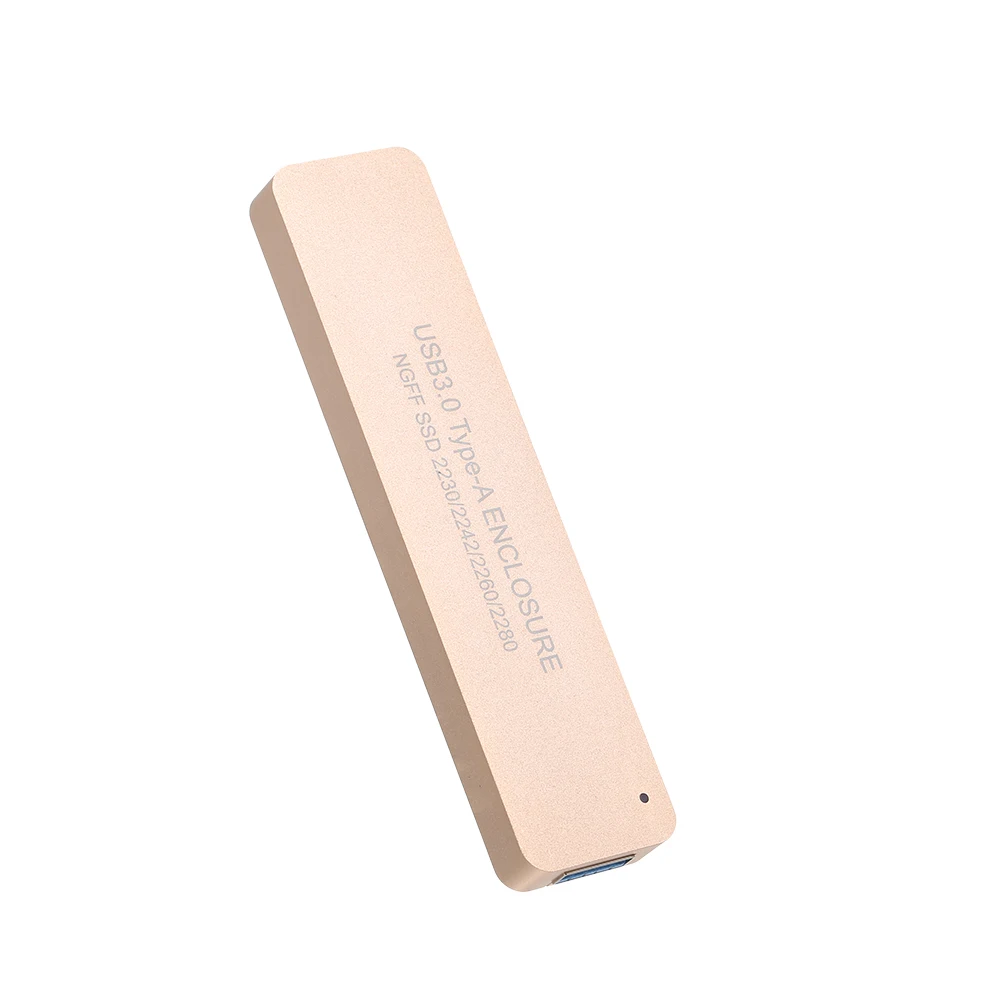 Выдвижной Корпус NGFF SSD USB 2230 типа A M.2 SATA поддерживает 2242/2260/2280/NGFF M.2|Корпус жесткого