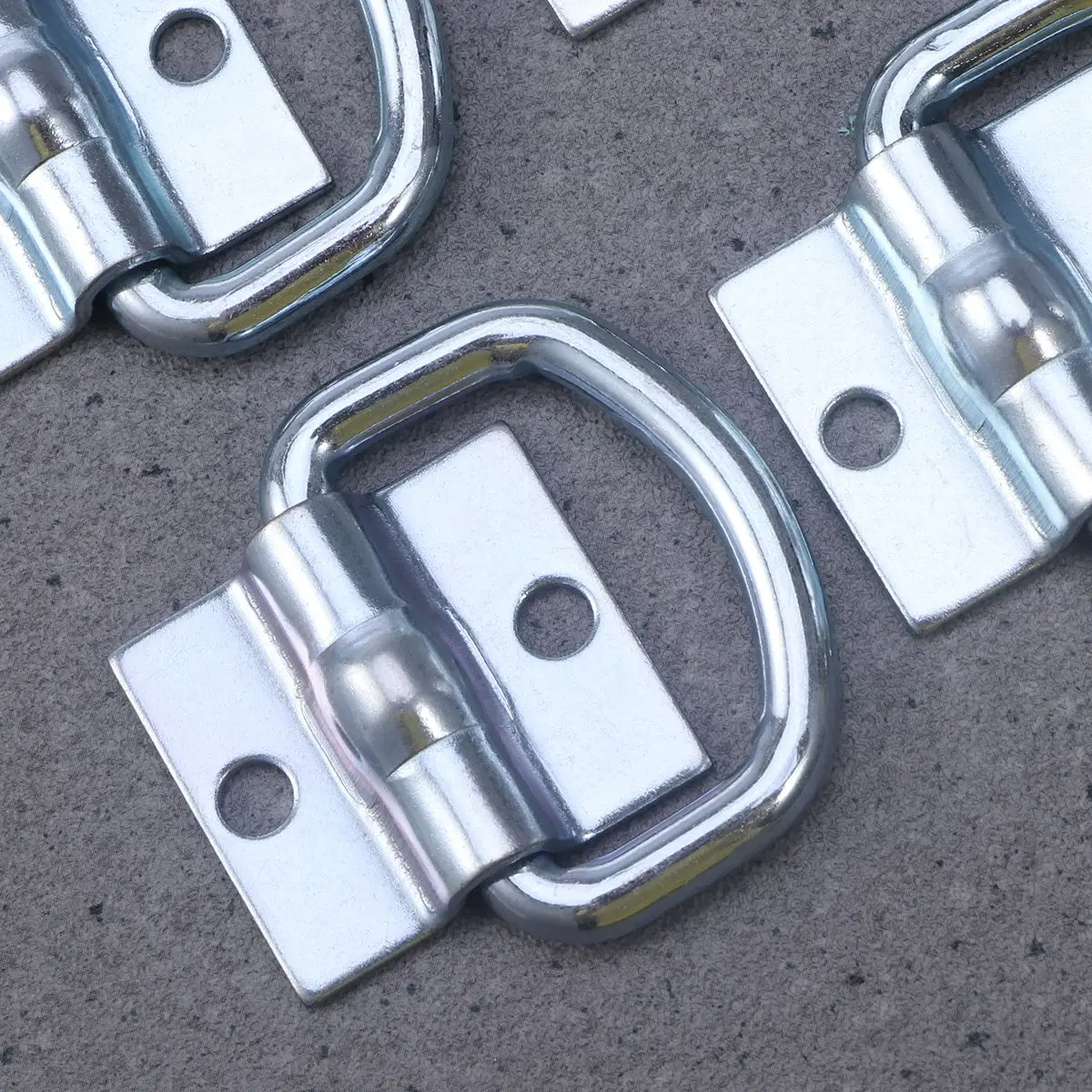 

4 pcs D Ring car trailer Tie Down Load Anchor Trailer Anchor Forged Lashing Ring with 9600 Pound Capacity Accessories