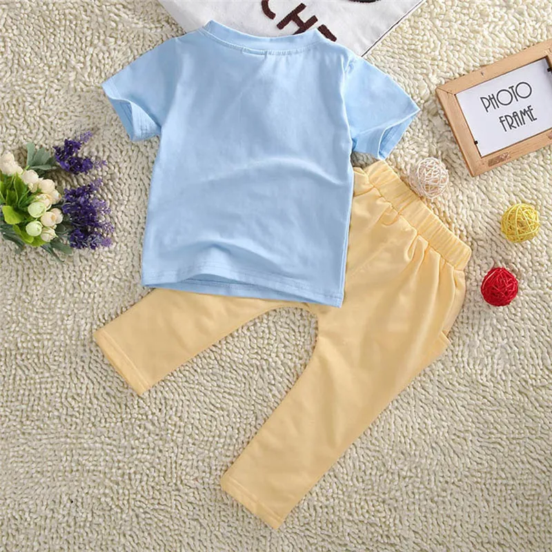 От 0 до 5 лет, летний комплект одежды для новорожденных мальчиков, футболка с солнцезащитными очками топ+ штаны, комплект одежды из 2 предметов, комплект хлопковой одежды для малышей
