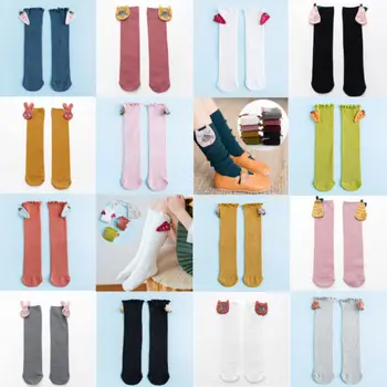 

2019 New Cute Baby Toddler Girl's Boy's Soft Leggings Warmer Leg Winter Warmers Knee Long Stockings Autumn 1-8 Years Wholesale