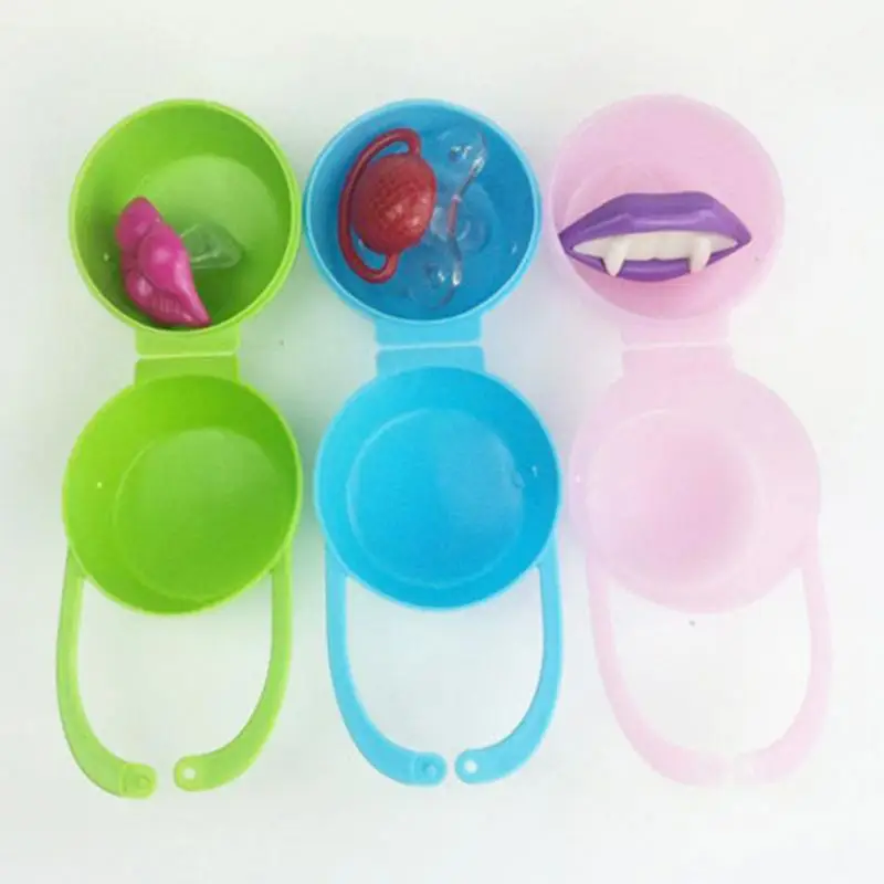 

New Pacifier Dummy Box Travel Storage Case Gift Safe Pacifier Holder PP plastic Box