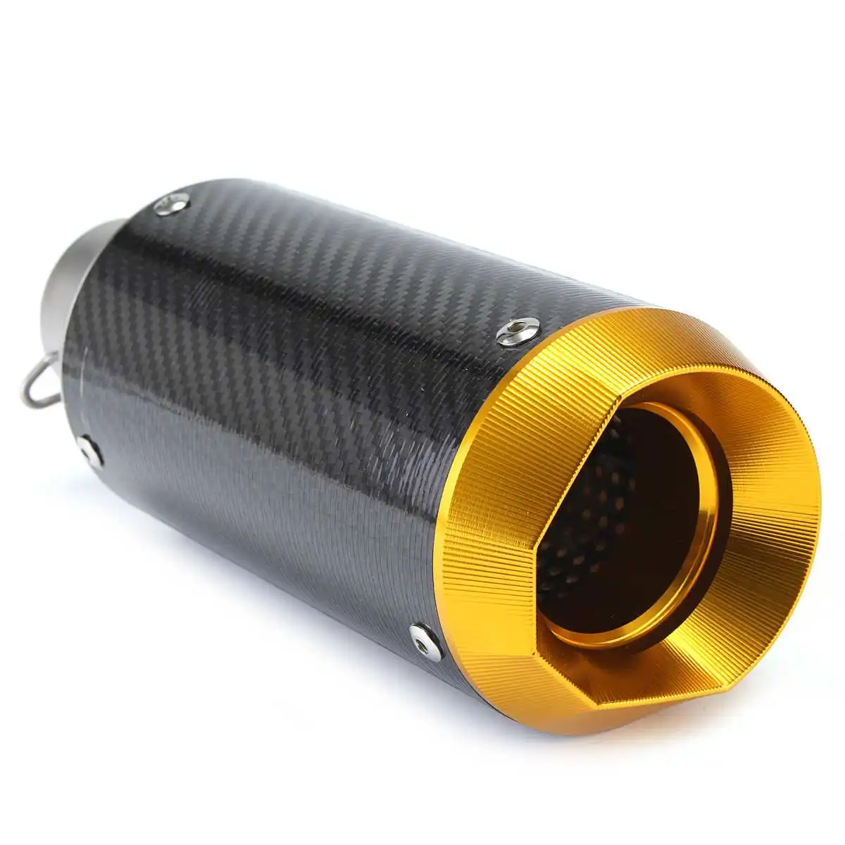 38-51mm 125-1200cc Universal de pozo de la bici de la suciedad Quad ATV Escape silenciador de Escape Slip-carbono fibra de deporte de aluminio