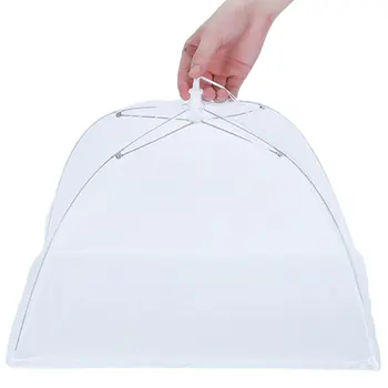 

Promotion! Fly Screen Dining Cover For Dishes Insect Cover Foldable Fly Cover