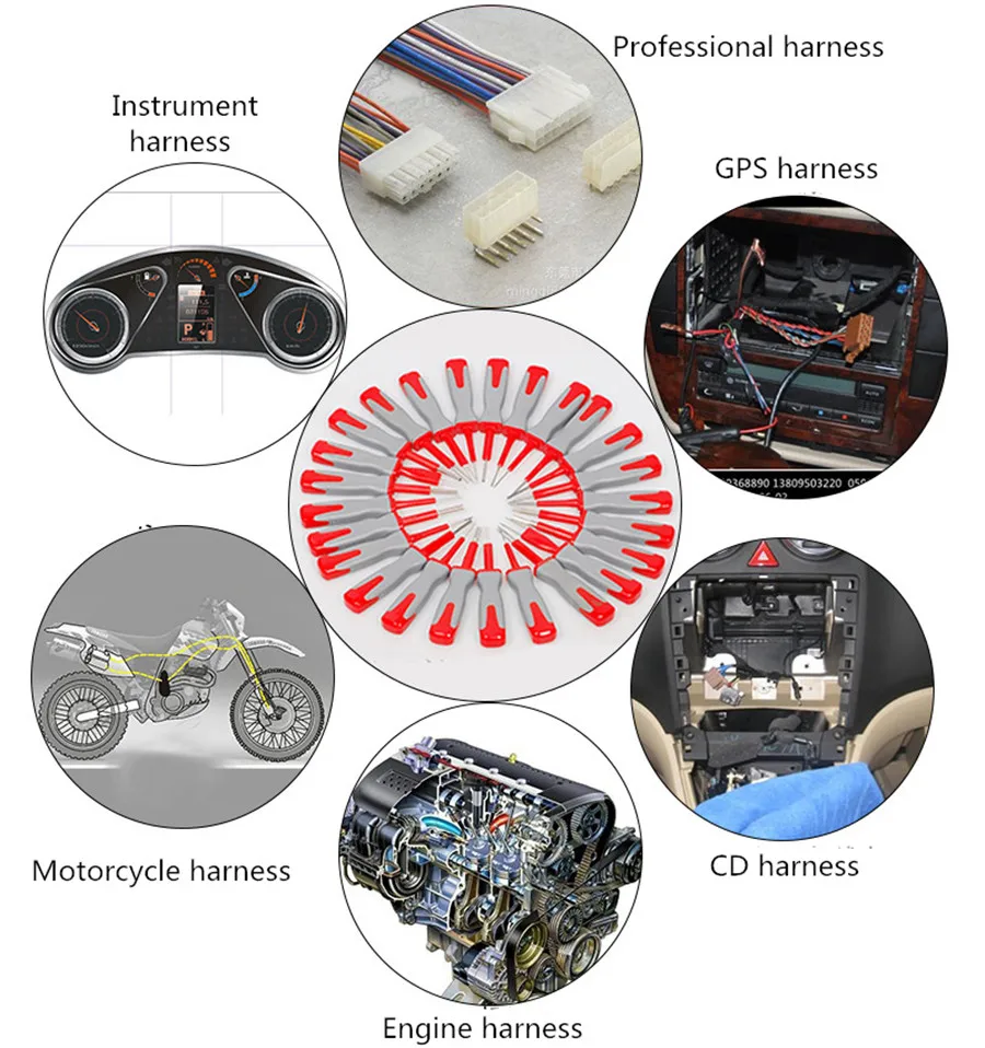 US $81.59 25pcs Car Wiring Connector Pin Release Extractor Crimp Terminal Removal Tool Kit