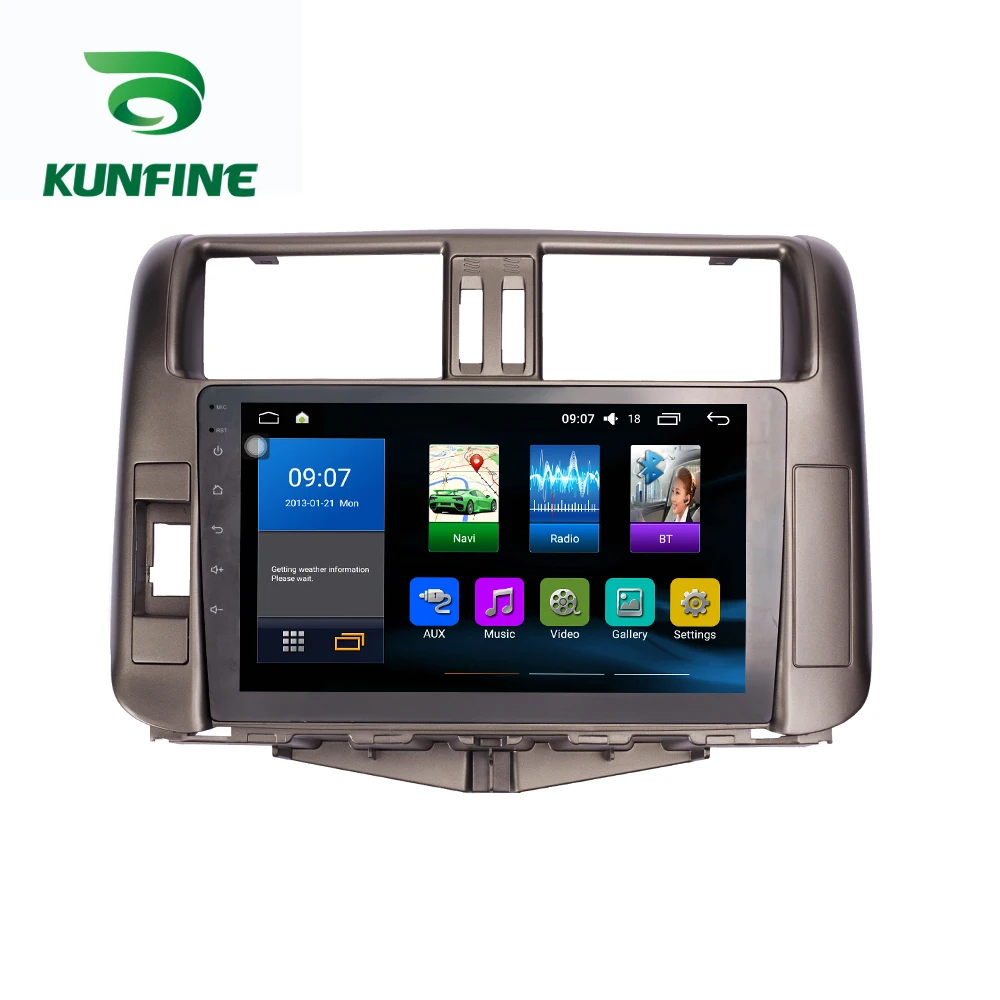 

Octa Core 1024*600 Android 8.1 Car DVD GPS Navigation Player Deckless Car Stereo for Toyota Land Cruiser Prado 2010-2013 Radio