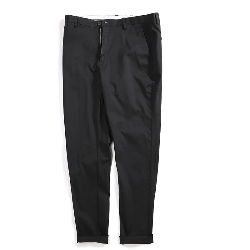 

New Multi Color 10xl 9xl 8xl Long Pants Straight Business Man Casual Pants New Regular Fashion Zipper Trousers Men Large Size