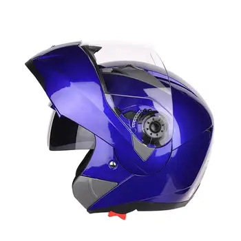 

2019 New JIEKAI Motorcycle Helmet Unveiled Helmet Double Lens Electric Car Men's Anti-Fog Four Seasons Helmet