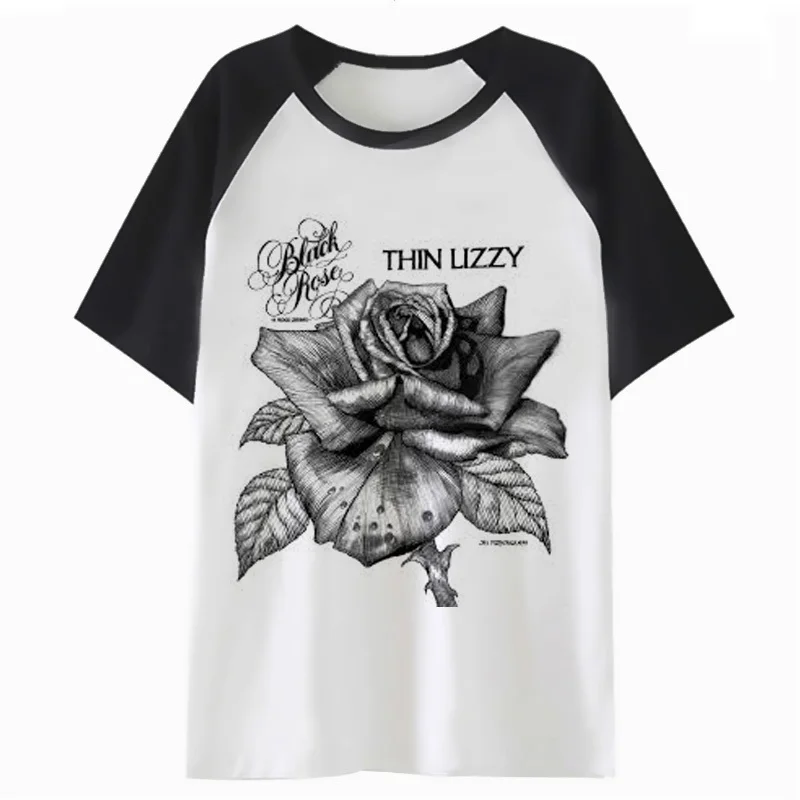thin lizzy shirt t shirt streetwear funny hop t-shirt male tee for harajuku men clothing top hip tshirt PF3016