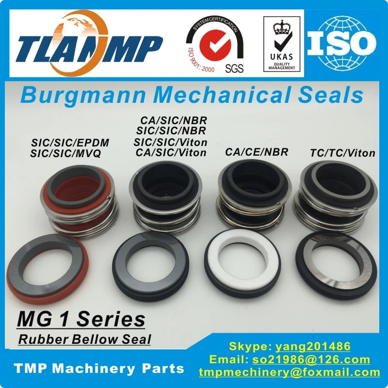 Механические уплотнения для водяных насосов MG1/35 G60 TLANMP Burgmann MG1 35 109 с statonary seat
