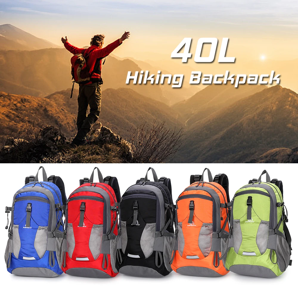 40л водостойкий походный рюкзак унисекс для походов, спортивная сумка для походов, походов, альпинизма, рюкзак для путешествий, сумка для ноутбука 14 дюймов