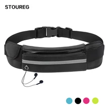 Водонепроницаемая поясная сумка для бега на открытом воздухе, держатель для мобильного телефона, ремень для бега, сумка для живота, женская сумка для спортзала, фитнеса, женские спортивные аксессуары