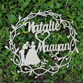

Wooden Personalized Wedding Couple Name Sign ,Custom Wedding Gifts, Rustic Country Wedding Decoration,Wall Hanging Home
