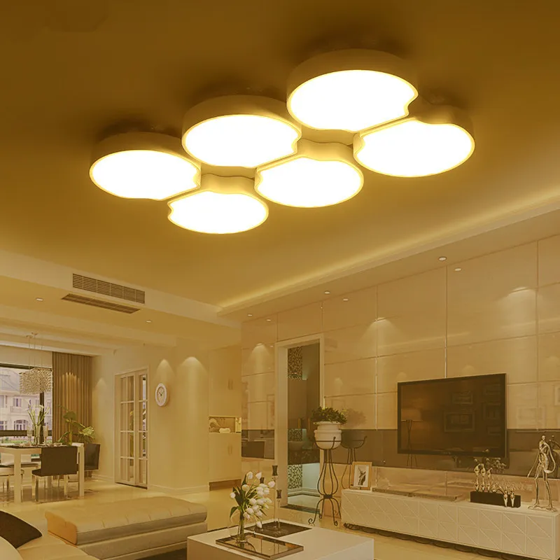 

Fashion Creative Iron Led Chandelier White Led Lamps High-power 72w Led Chandeliers Lighting Led Lustre Light Droplight/pendant