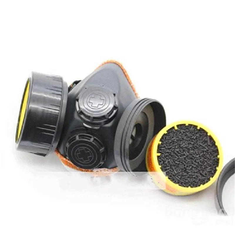 

(Just filter)Military Gas Mask Pesticide Filter Chemical Active Carbon Box Cartridge Anti Dust Paint Matching with Respirator