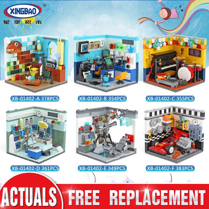 

Xingbao 01402 Genuine Building Series The Future Dreams House Set Building Blocks Bricks Educational Kid Toys As Christmas Gifts
