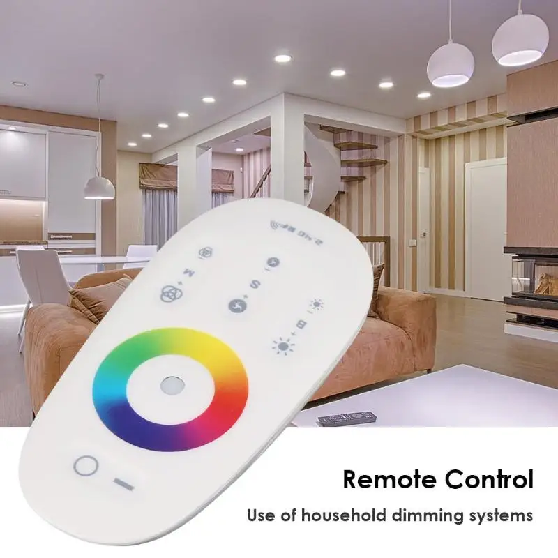 

2.4G Touch Screen LED RGB Strip Controller Wireless RF Remote Control Kits DC12-24V strip controller