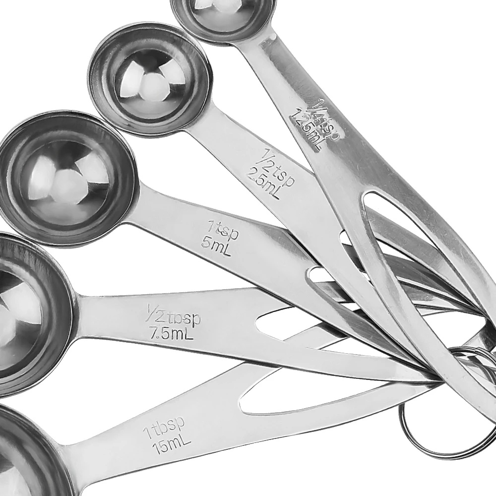5 шт./компл. мерная ложка со шкалой для муки еды кофе приготовления инструменты