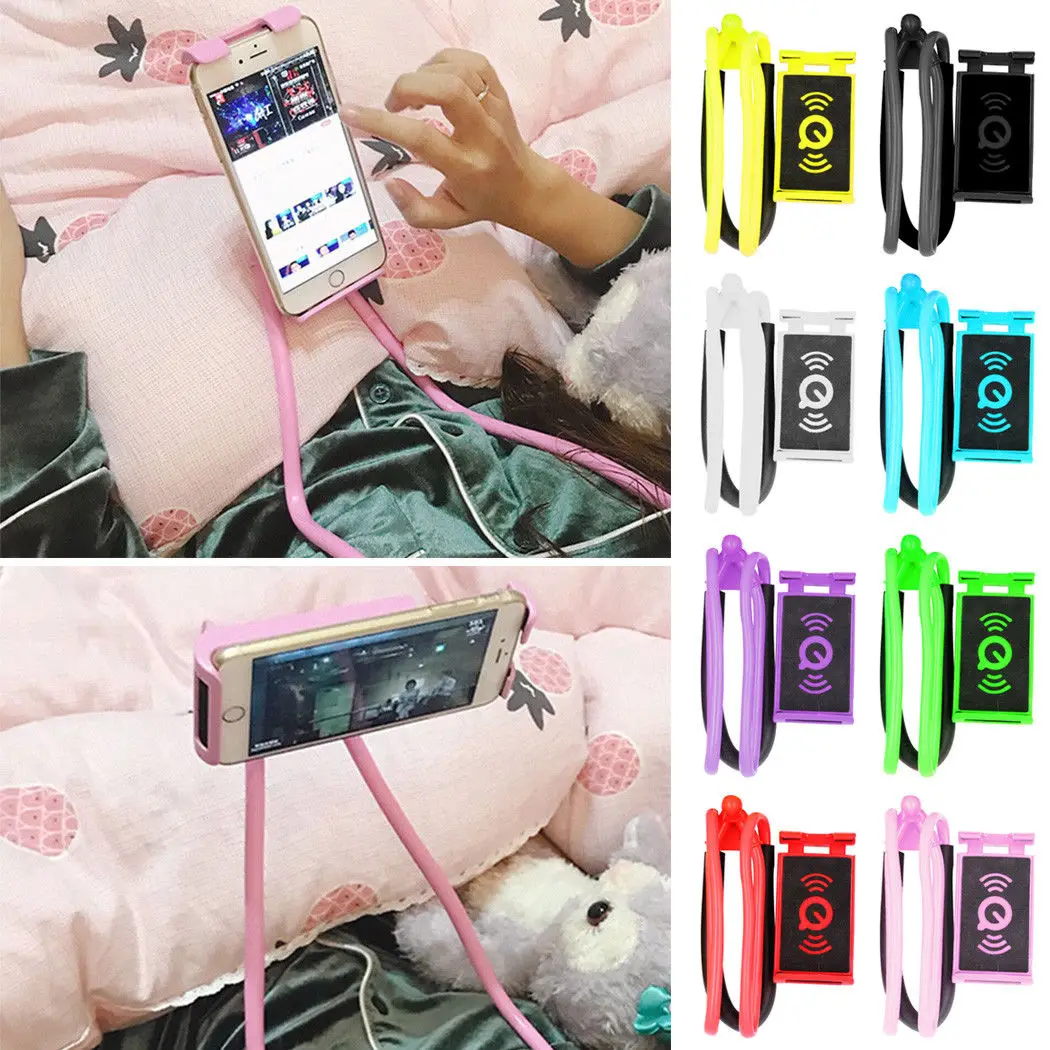 Автомобильный держатель для телефона подставка висящая на шее ленивый DIY