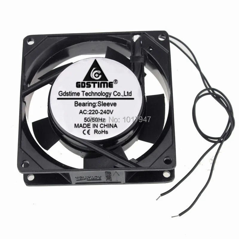 

1Piece GDT AC 220V 240V 9CM 90MM 92x25mm Metal Strong wind Industrial Fan