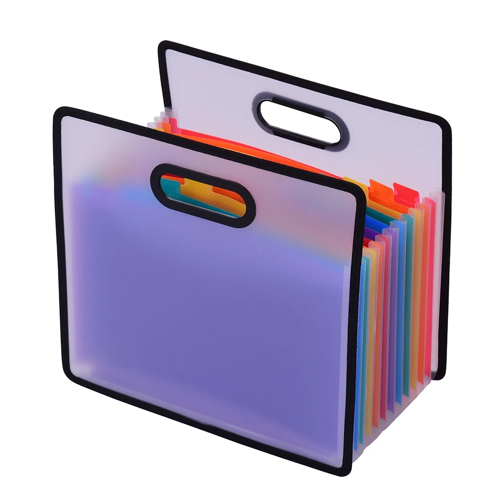 12 слойная Большая Сумка для документов Rainbow Accordion A4 классификация тестовых