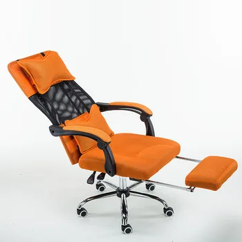 

High Quality Ergonomic Executive Office Chair Computer Chair Lying Footrest Meshi Swivel Mesh Backrest Cushion sedie ufficio