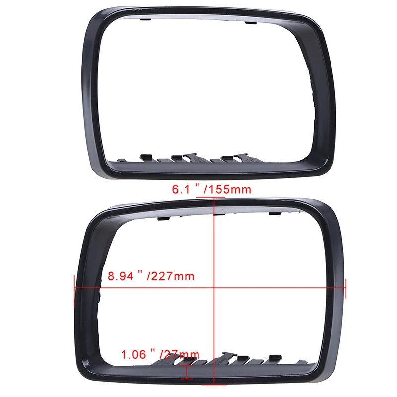 POSSBAY левая/правая боковая крышка зеркала Крышка корпуса зеркало заднего вида рамка для BMW X5 E53 3.0d/3.0i/4.4i 1999 2000 2001-2006