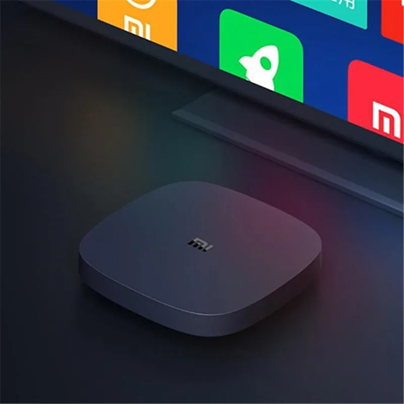 Xiaomi mi Box 4SE голосовой пульт дистанционного управления ТВ приставка Cortex A7 Mali-400 1 ГБ ОЗУ 4 Гб ПЗУ телеприставка 2,4 ГГц WiFi H.265 ТВ приставка Xiao mi