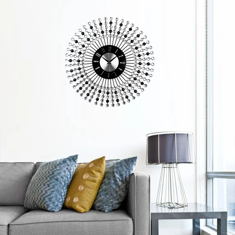Günstige Timelike Morden Große Luxus Design Metall Kunst Wanduhr Die Wanduhr Für Wohnzimmer Dekoration Wanduhr