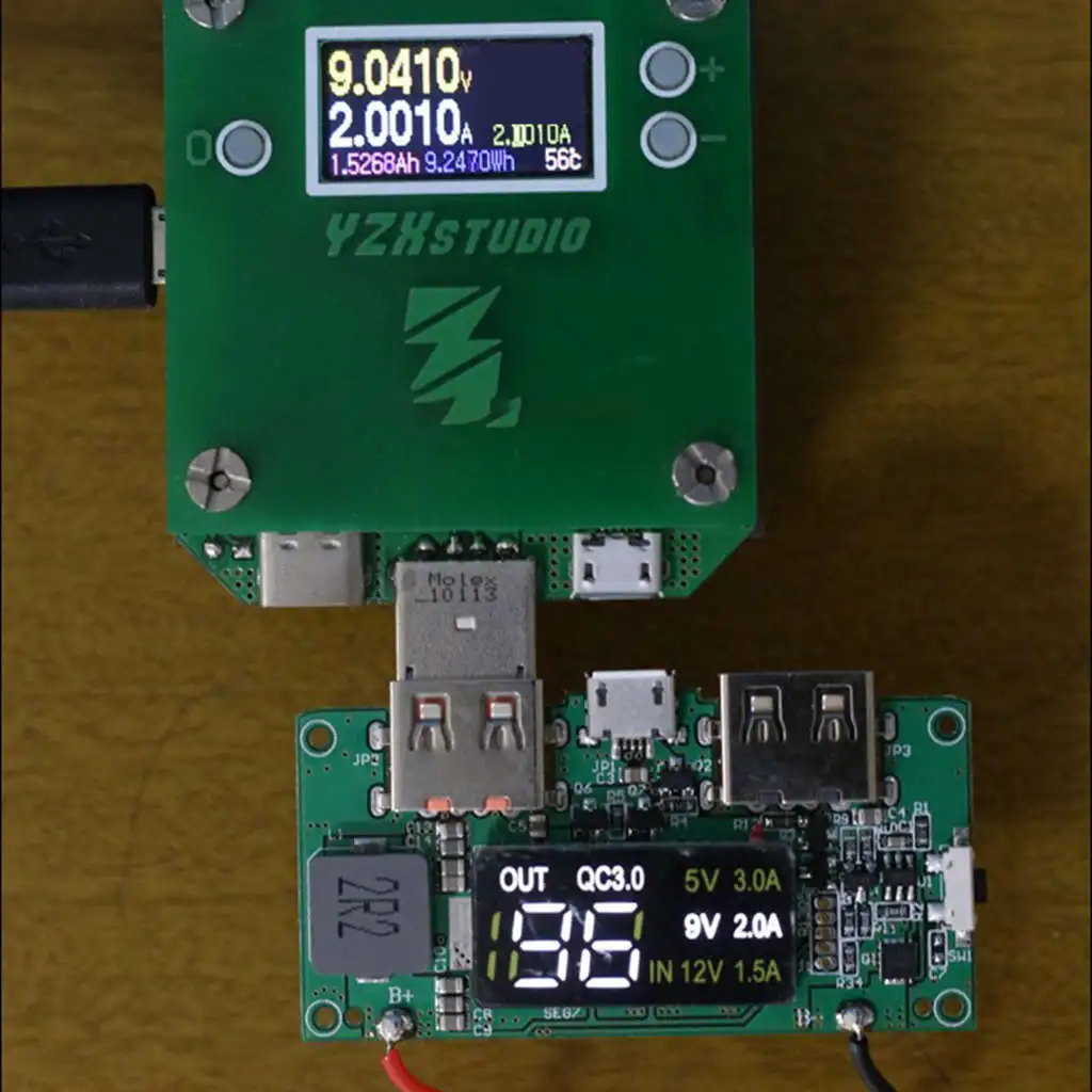 Boost 5V High Pass Qc3.0 Быстрая зарядка пресс плата с цифровым дисплеем питания Мобильная