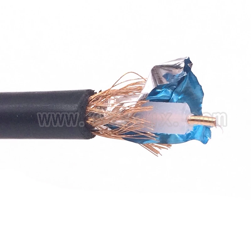 Coaxial Cable Connector JX Store RF UHF Male to Male PL259 to PL259 RG58 Pigtail cable 30cm-20m