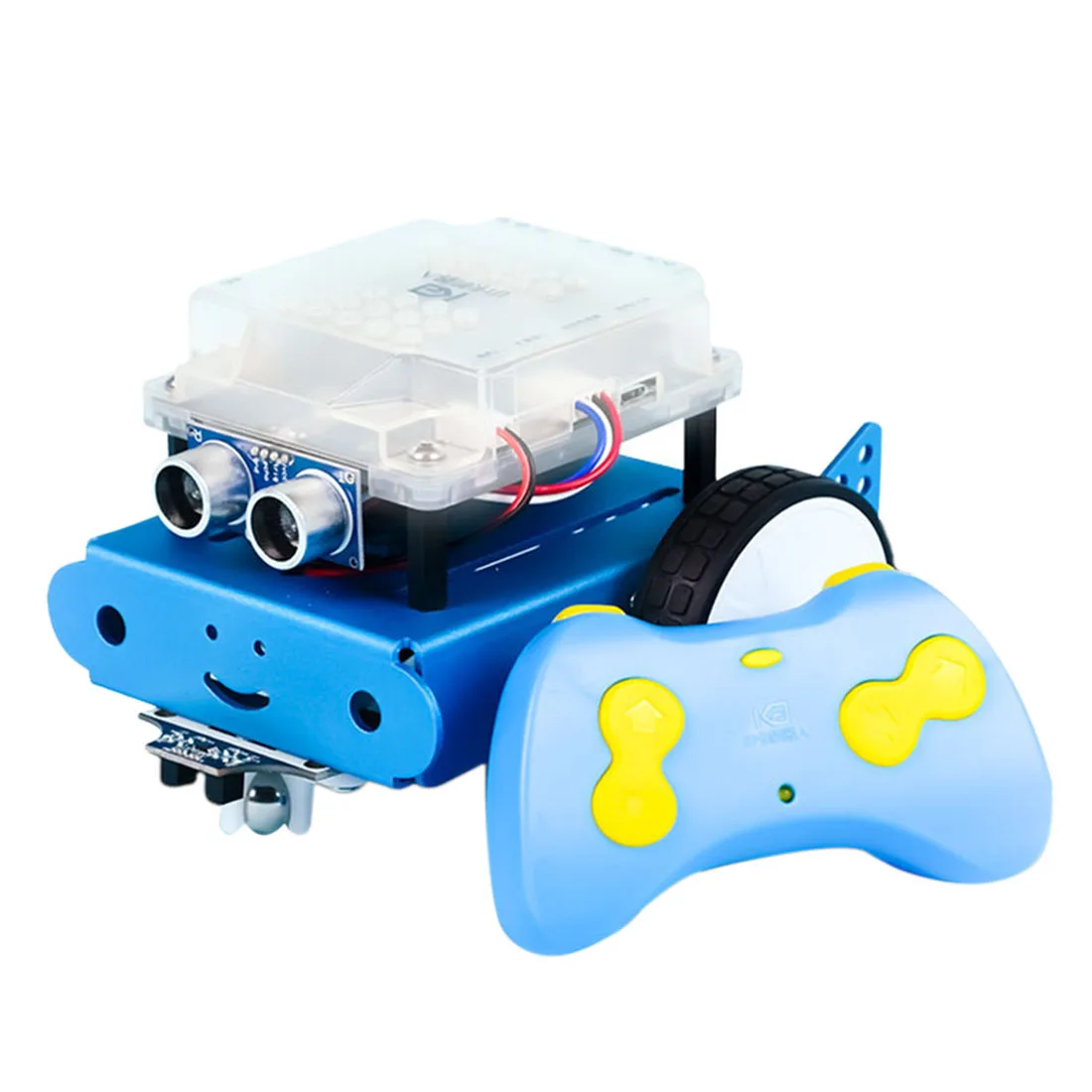MODIKER DIY High Tech Smart Robot Car Kit APP Control Obstacle Avoidance Line-tracking Ultrasonic Sensor Programmable Toys MODIKER DIY High Tech Smart Robot Car Kit APP Control Obstacle Avoidance Line-tracking Ultrasonic Sensor Programmable Toys