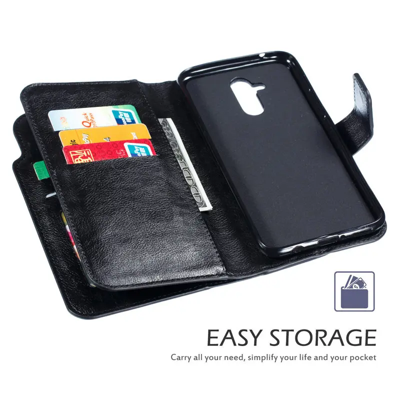 

Flip Cover for Samsung Galaxy S10e S9 S8 S7 A8 A6 J8 J7 J6 J5 J4 J3 J2 Note 9 8 Wallet Case PU Leather With Card Pocket Silicone