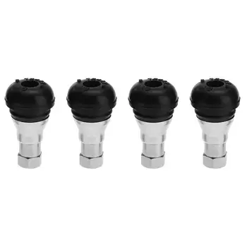 

4pcs Car Tire Valve Caps Car Chrome Rubber Tubeless Wheel Tyre Tire Valve Stem Cap Covers Auto Wheel Accessories NEW