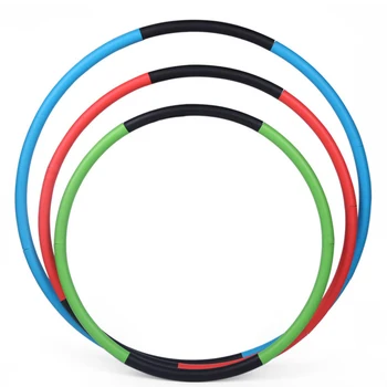 

Detachable 6/7/8 Section Sport loop Sponge Adult Abdomen Massage Sport Exercise Workout Fitness Hoop Equipment