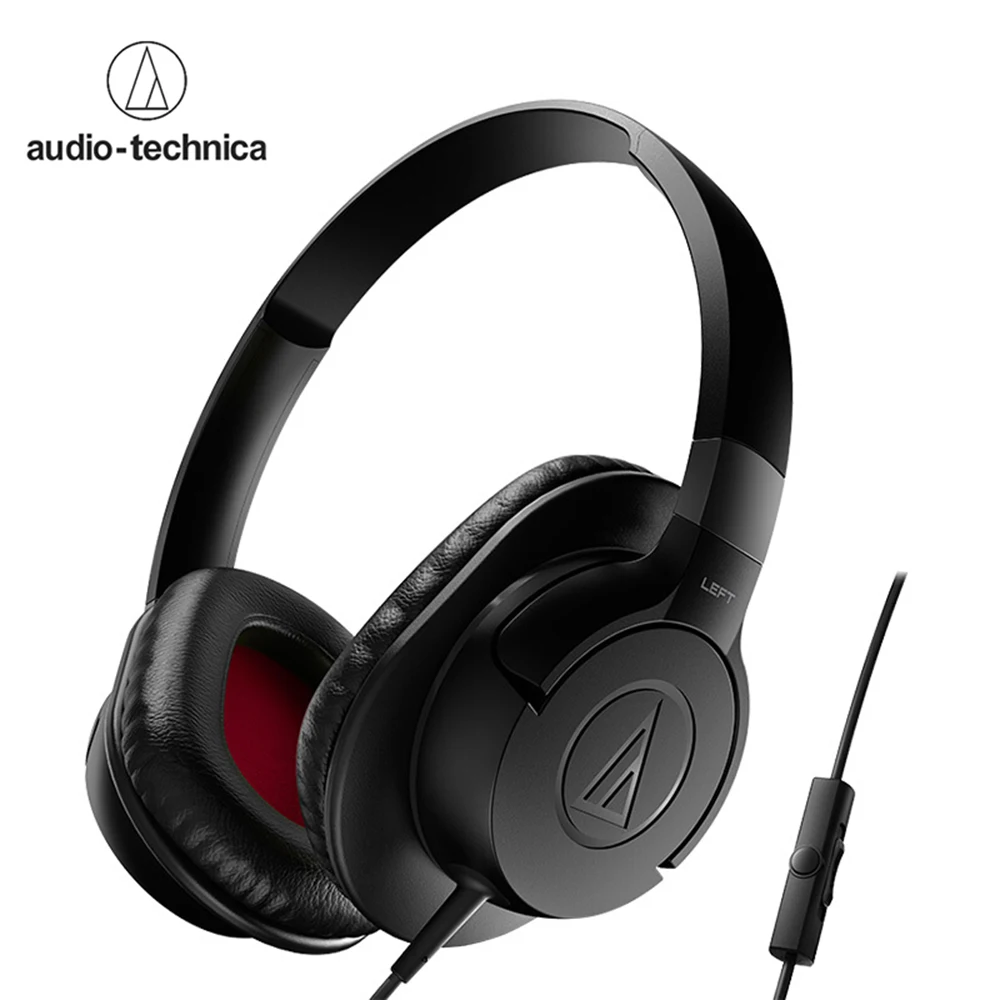 

Audio-technica ATH-AX1iS Over-Ear Headphones Portable Headsets 3.5mm Wired Gaming Earphones with Mic for Smartphones