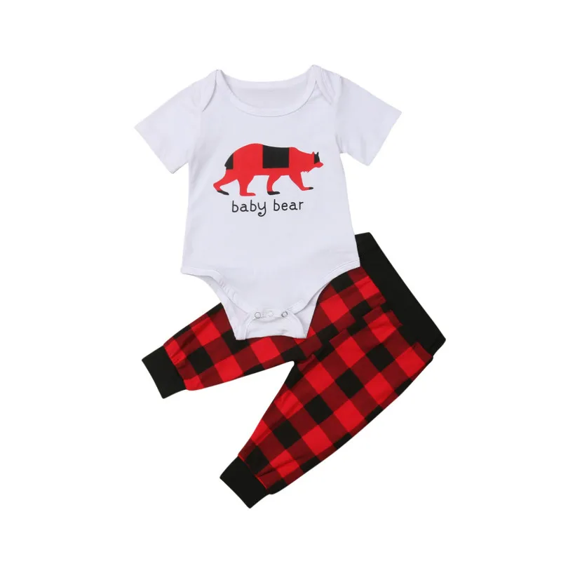 Baby Sets Clothing Kids Bear Newborn Infant Baby Bear Boy Girl Tops