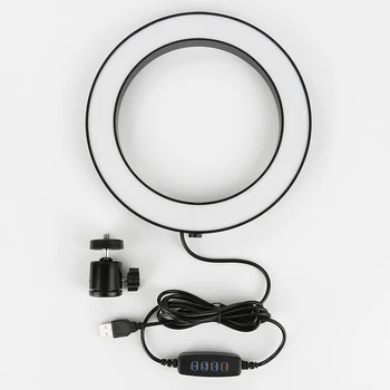 

8" USB Charge Selfie Portable Flash Led Camera Phone Photography Ring Light Enhancing Photography for IPhone Smartphone Dropship