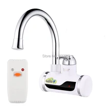 Electric Instant Water Heater Tap 220v Kitchen Faucet Instant Water Heater 3000W Lateral Influent new hots 3000w instant electric water heater tap kitchen faucet water filter instantaneous eu plug