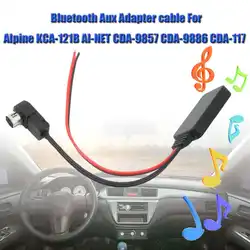 Автомобильный Кабель для входа внешнего сигнала bluetooth Aux кабель адаптер для Alpine 121B 9857 9886 117 смартфон стерео поток кабель для автомобильного