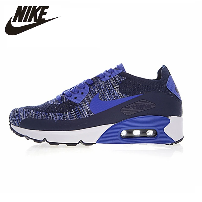 

Nike Original Air Max 90 Ultra 2.0 Flyknit Men's Running Shoes Non-slip Breathable Wear-resistant Outdoor Sneakers#875943-400