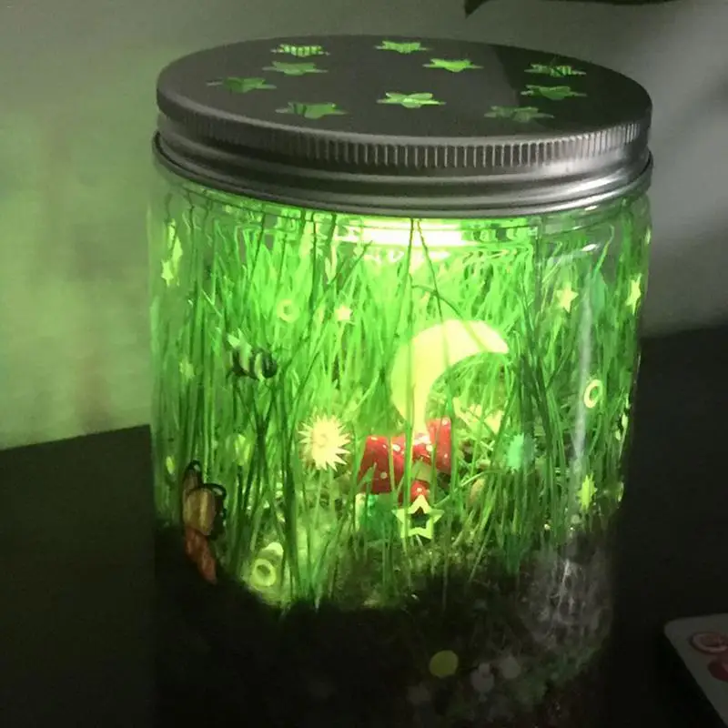 DIY детские игрушки светящееся выращивание растения светодиодный светящийся