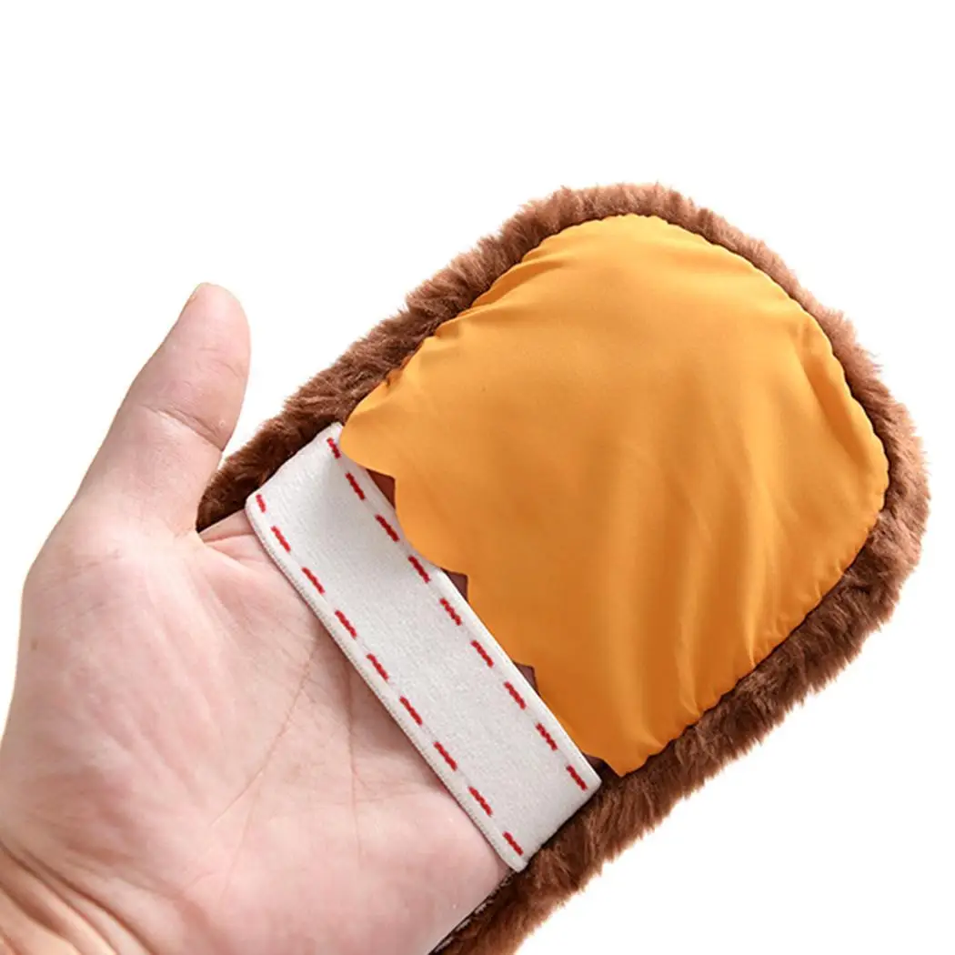 

Fashion Glove Polishing Plush Elastic 15g Store Home Pad Brush Shoes Shoes Care etc Solid Home Cleaning Band Tool