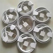 Белый кабель для IPhone X XS Max XR 8 7 6 Plus 5 8-контактный адаптер для синхронизации данных зарядное устройство USB для IPod Touch для Ipad для IOS 12 10 шт./лот