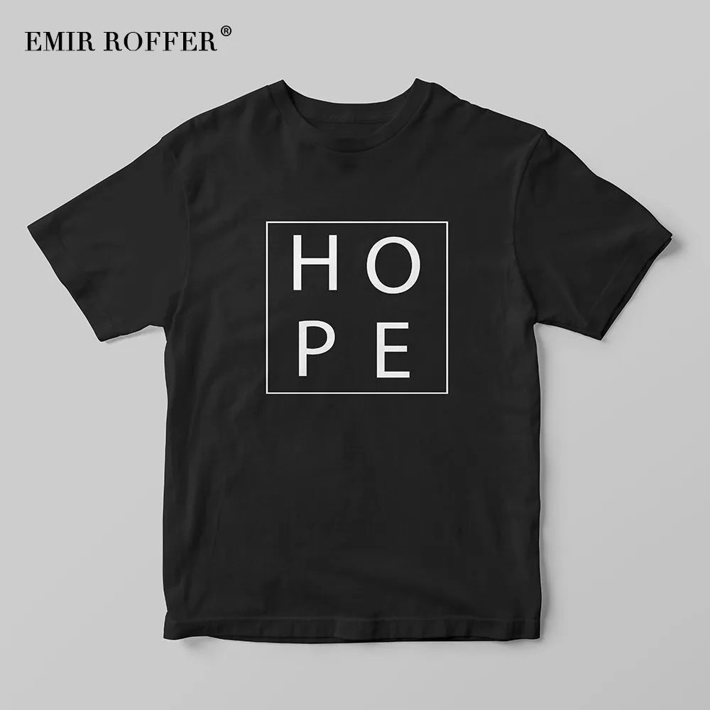 EMIR ROFFER HOPE Винтажная Футболка женская хлопковая Базовая белая футболка Harajuku