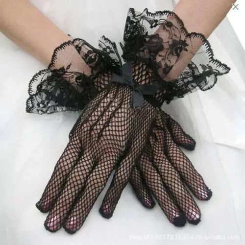 

2018 Sexy Women Evening Party Prom Driving Costume Lace Gloves NEW